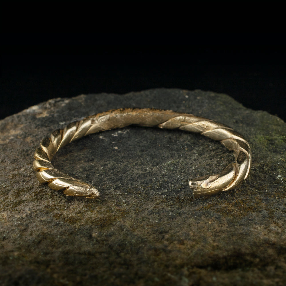 Viking Twisted Bangle | Museum Quality Reproduction | Hand-Cast Replica