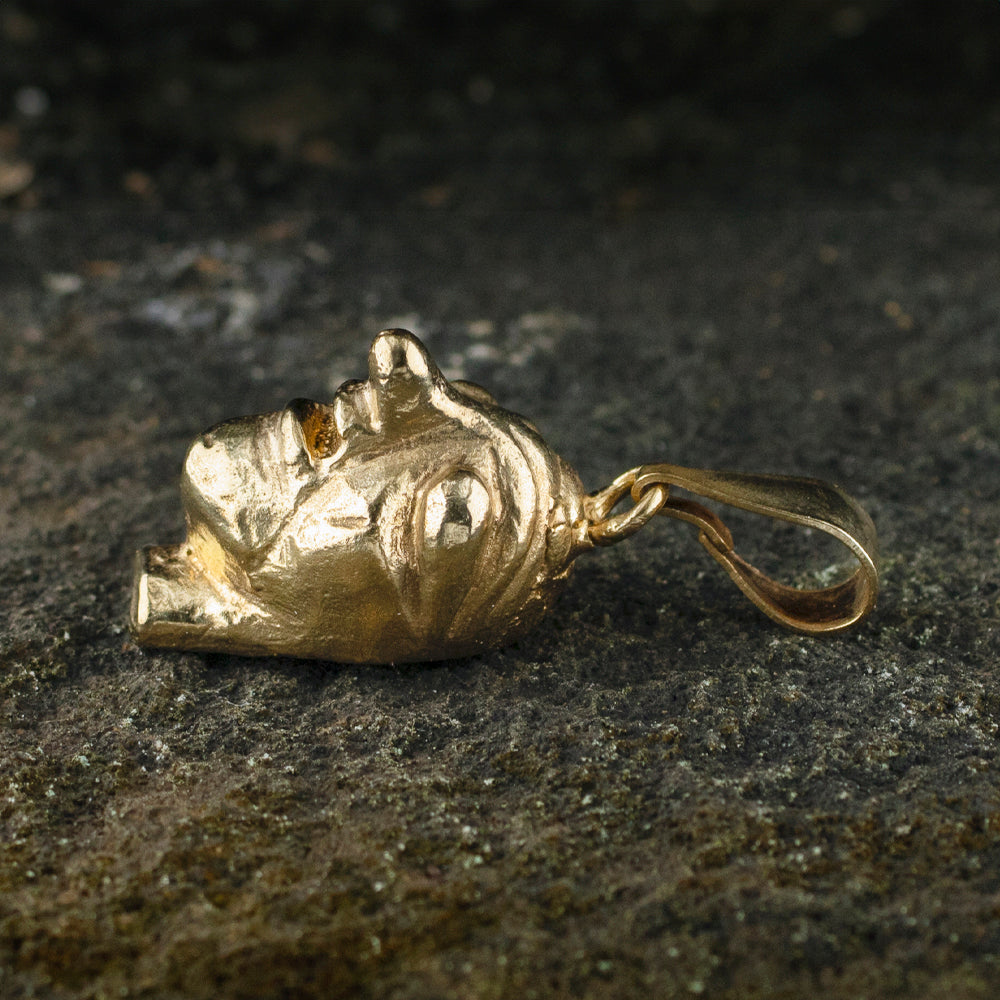 Scottish Medieval Head Pendant | Museum Quality Reproduction | Hand-Cast Replica