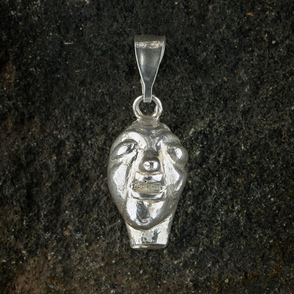 Scottish Medieval Head Pendant | Museum Quality Reproduction | Hand-Cast Replica