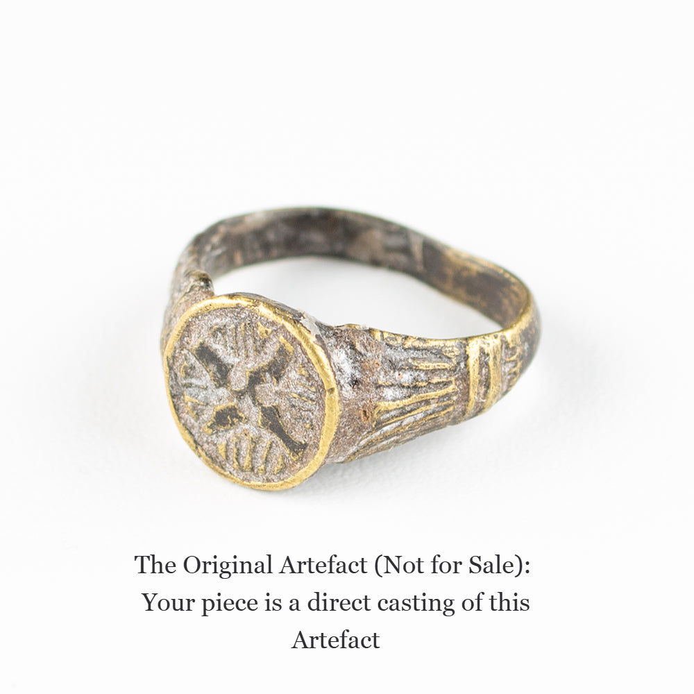 Byzantine Cross Signet | Museum Quality Reproduction | Hand-Cast Replica