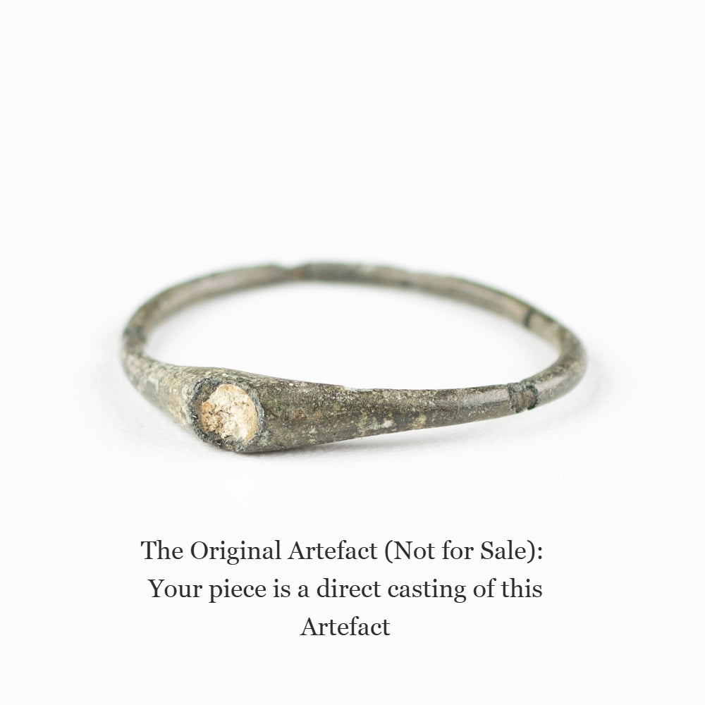 Medieval Stirrup Ring | Museum Quality Reproduction | Hand-Cast Replica