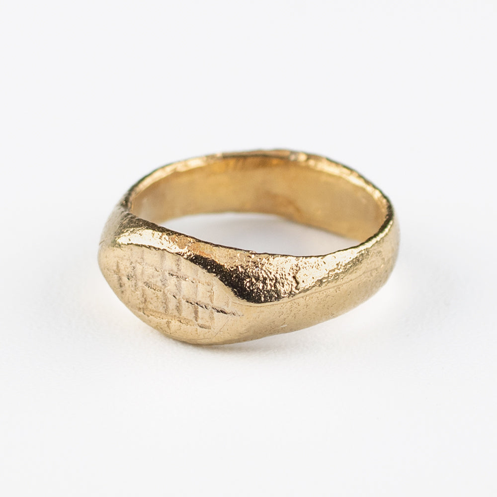 Oxfordshire Roman Scored Signet Ring | Museum Quality Reproduction | Hand-Cast Replica