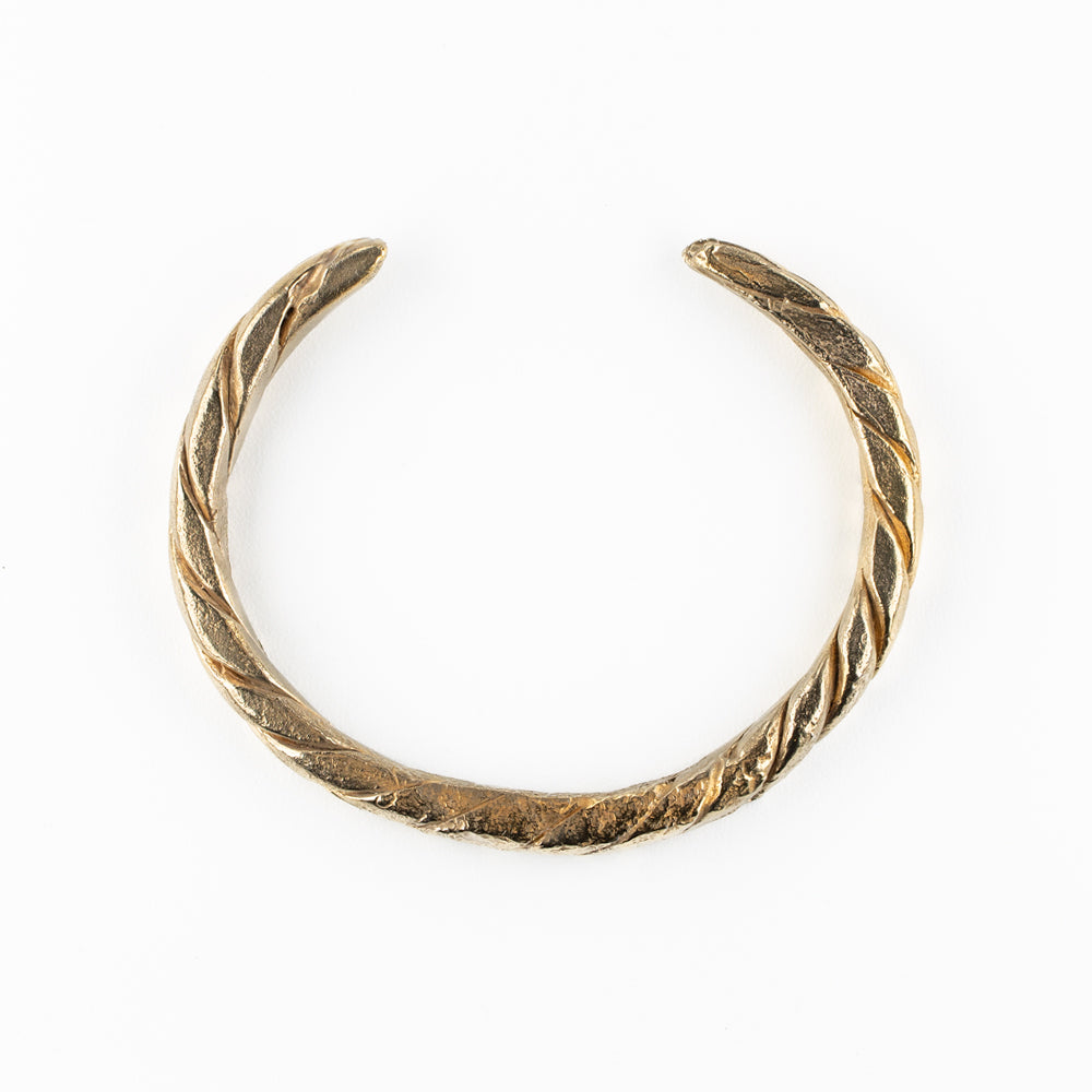Viking Twisted Bangle | Museum Quality Reproduction | Hand-Cast Replica