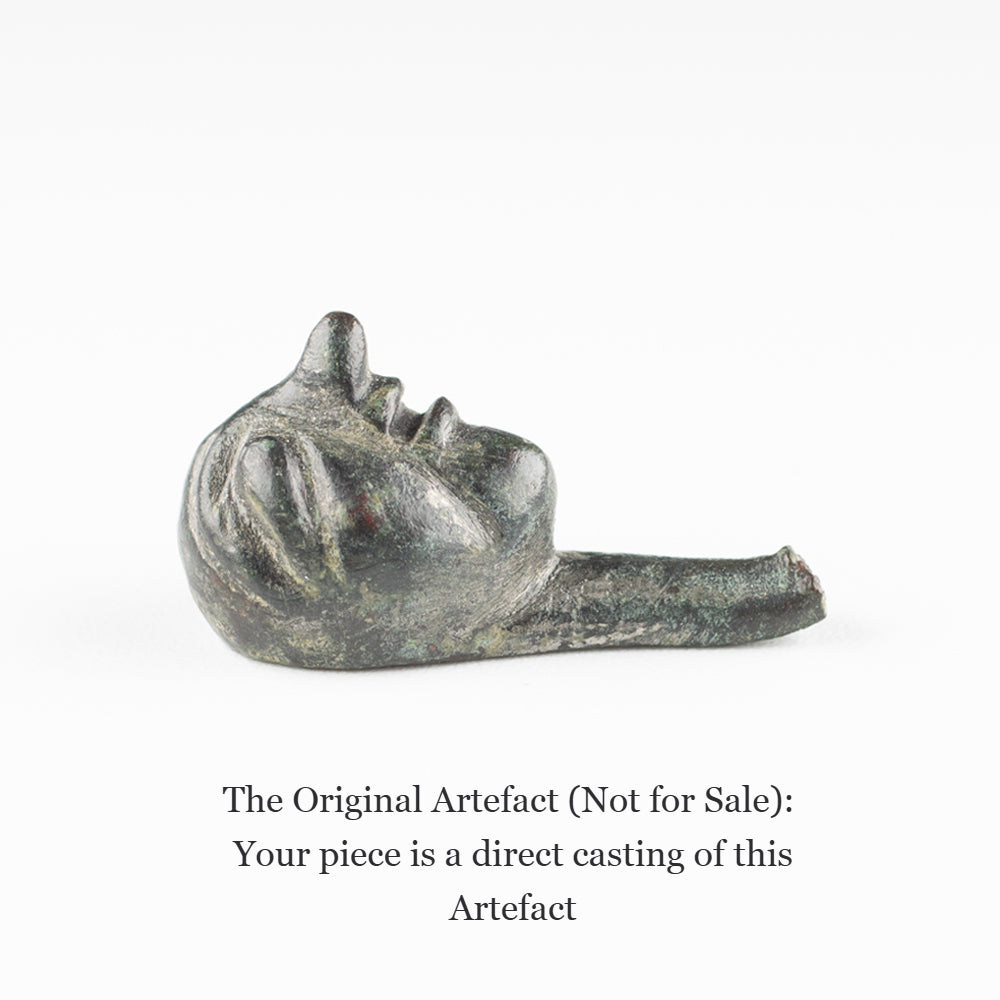 Scottish Medieval Head Pendant | Museum Quality Reproduction | Hand-Cast Replica