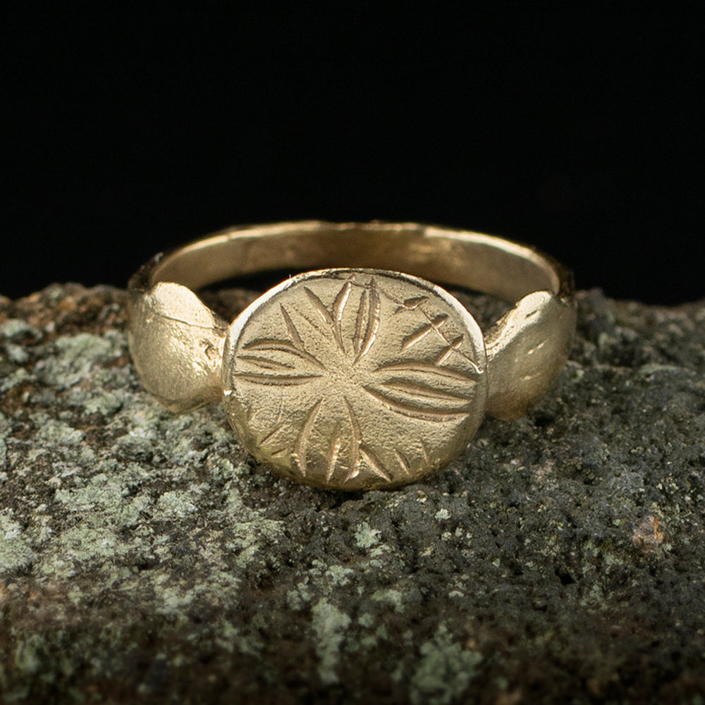 Norfolk Medieval Flower Signet | Museum Quality Reproduction | Hand-Cast Replica