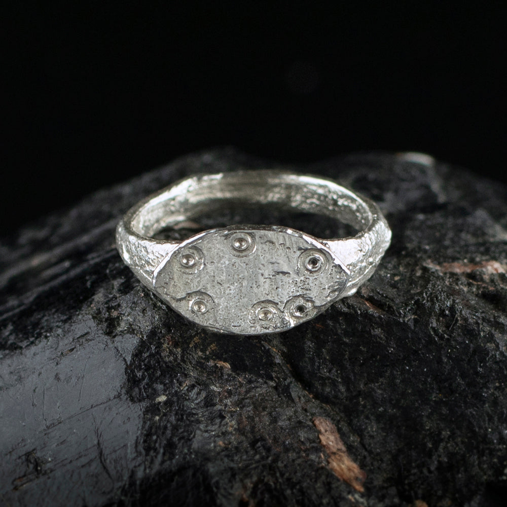 Roman Ring & Dot Signet | Museum Quality Reproduction | Hand-Cast Replica
