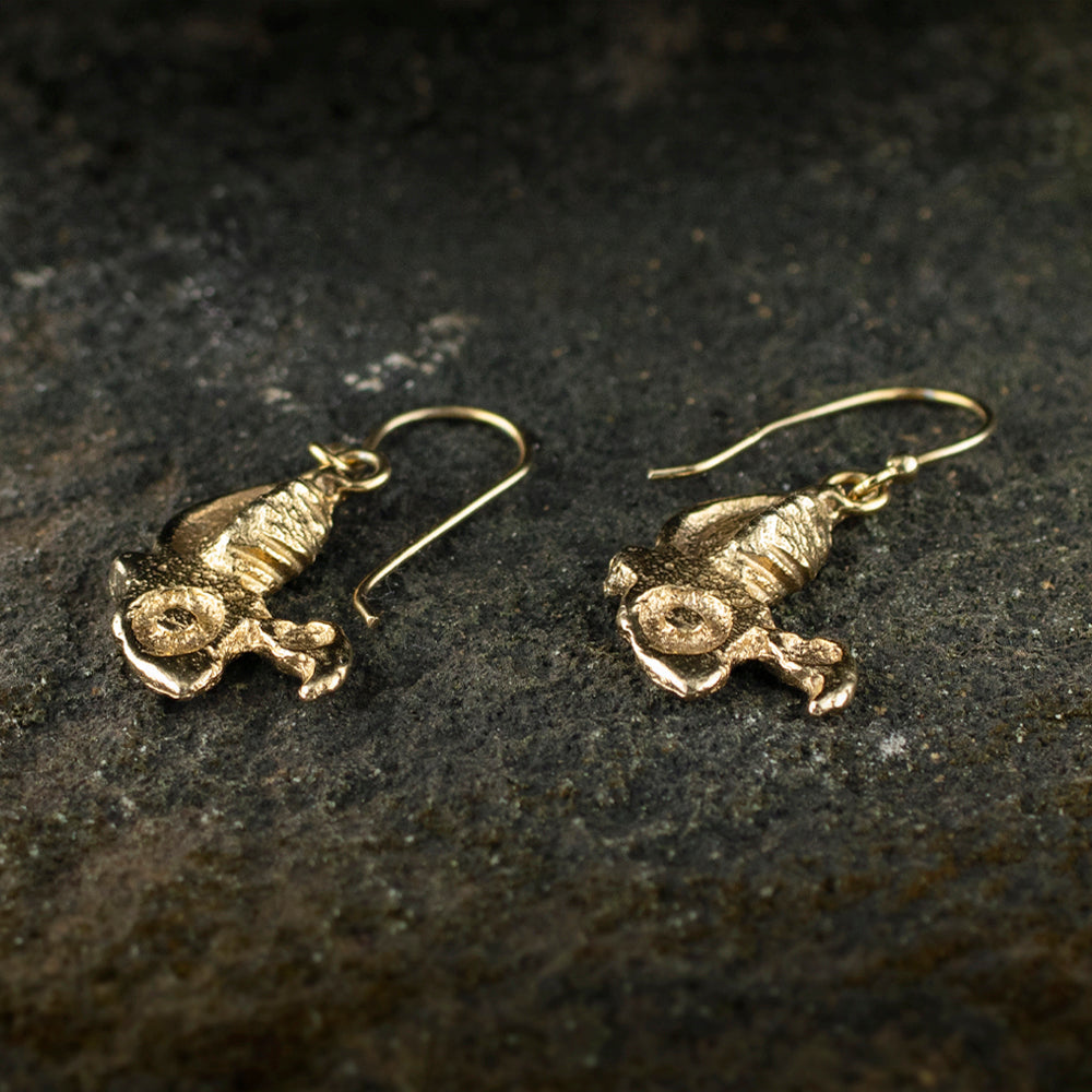 Celtic Mystic Winged Earrings | Museum Quality Reproduction | Hand-Cast Replica