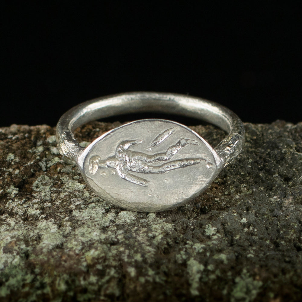 Sussex Roman Figure Signet Ring | Museum Quality Reproduction | Hand-Cast Replica