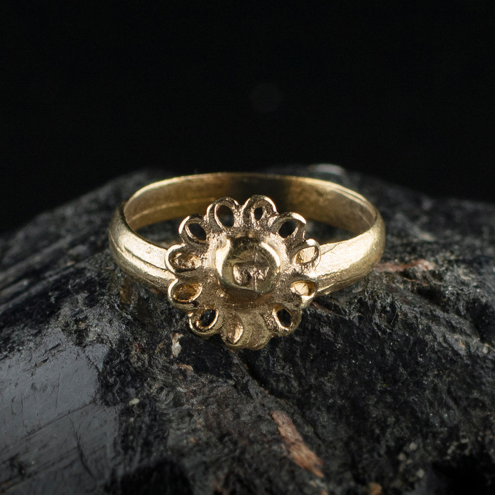 Shropshire Medieval Floral Ring | Museum Quality Reproduction | Hand-Cast Replica