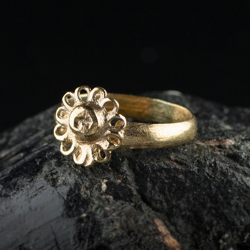Shropshire Medieval Floral Ring | Museum Quality Reproduction | Hand-Cast Replica