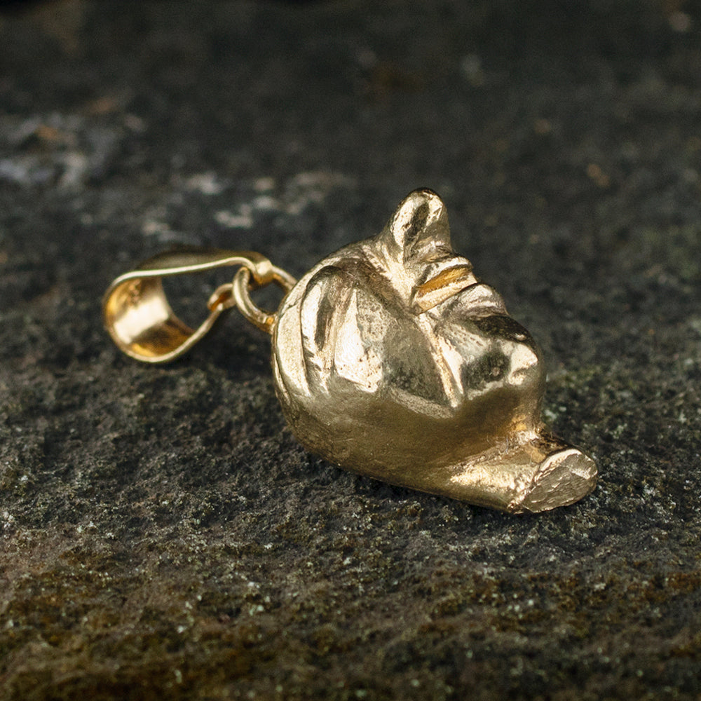 Scottish Medieval Head Pendant | Museum Quality Reproduction | Hand-Cast Replica
