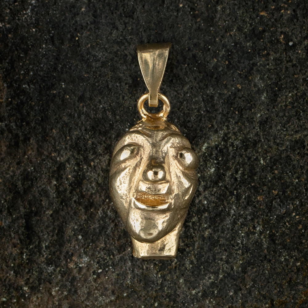 Scottish Medieval Head Pendant | Museum Quality Reproduction | Hand-Cast Replica