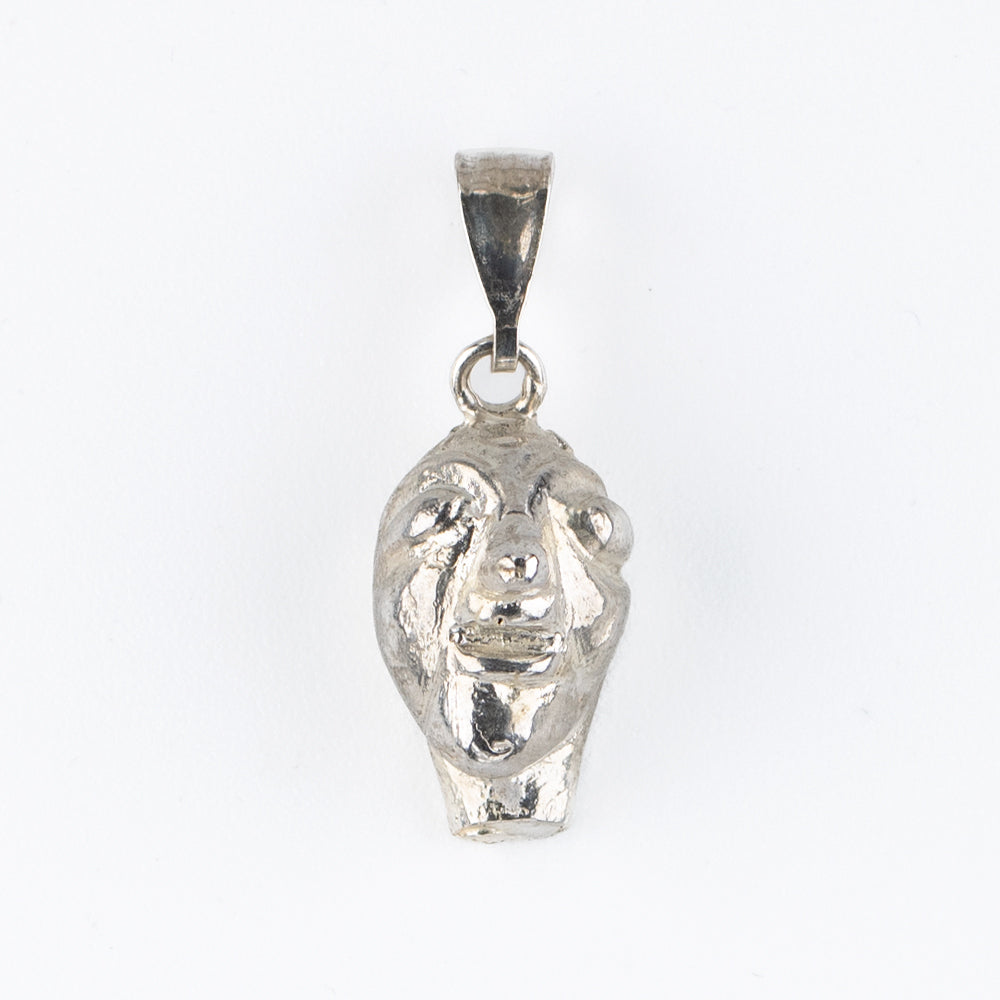 Scottish Medieval Head Pendant | Museum Quality Reproduction | Hand-Cast Replica