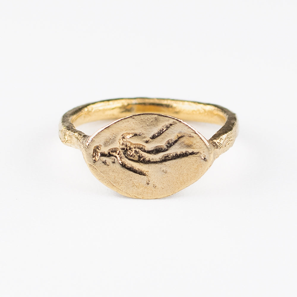 Sussex Roman Figure Signet Ring | Museum Quality Reproduction | Hand-Cast Replica