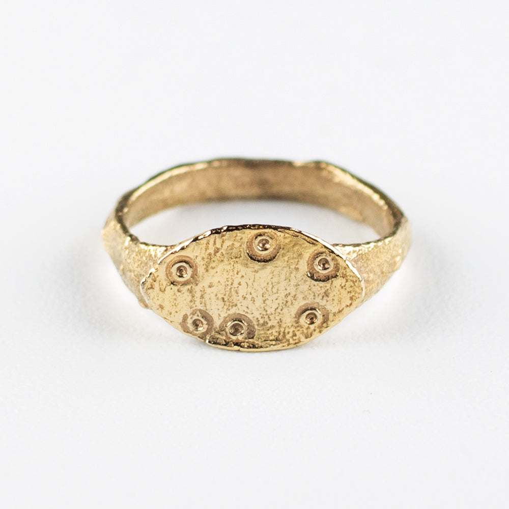 Roman Ring & Dot Signet | Museum Quality Reproduction | Hand-Cast Replica