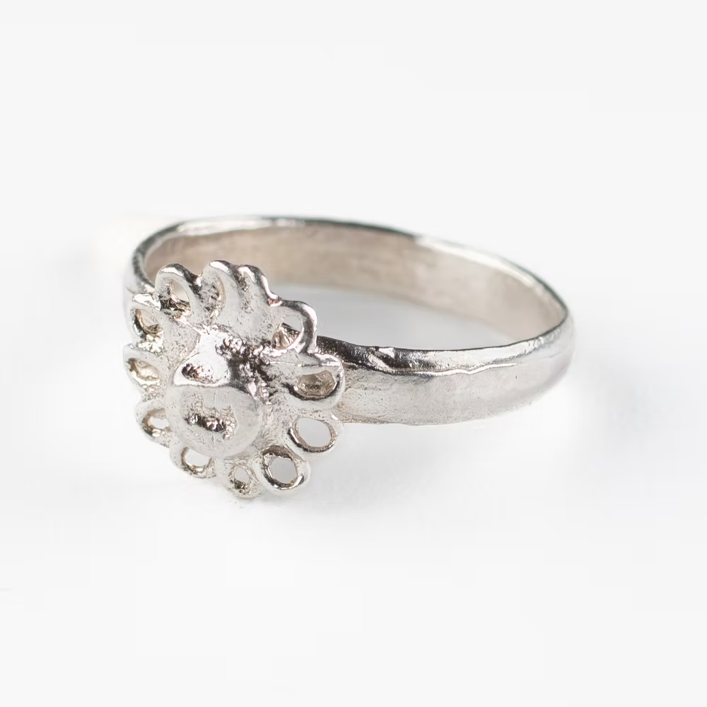 Shropshire Medieval Floral Ring | Museum Quality Reproduction | Hand-Cast Replica