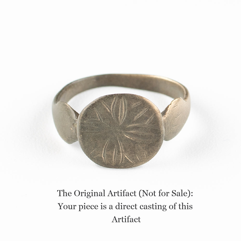 Norfolk Medieval Flower Signet | Museum Quality Reproduction | Hand-Cast Replica