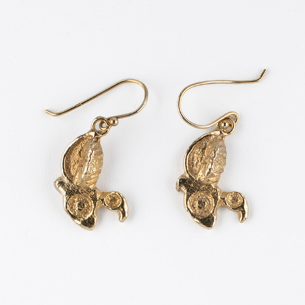 Celtic Mystic Winged Earrings | Museum Quality Reproduction | Hand-Cast Replica