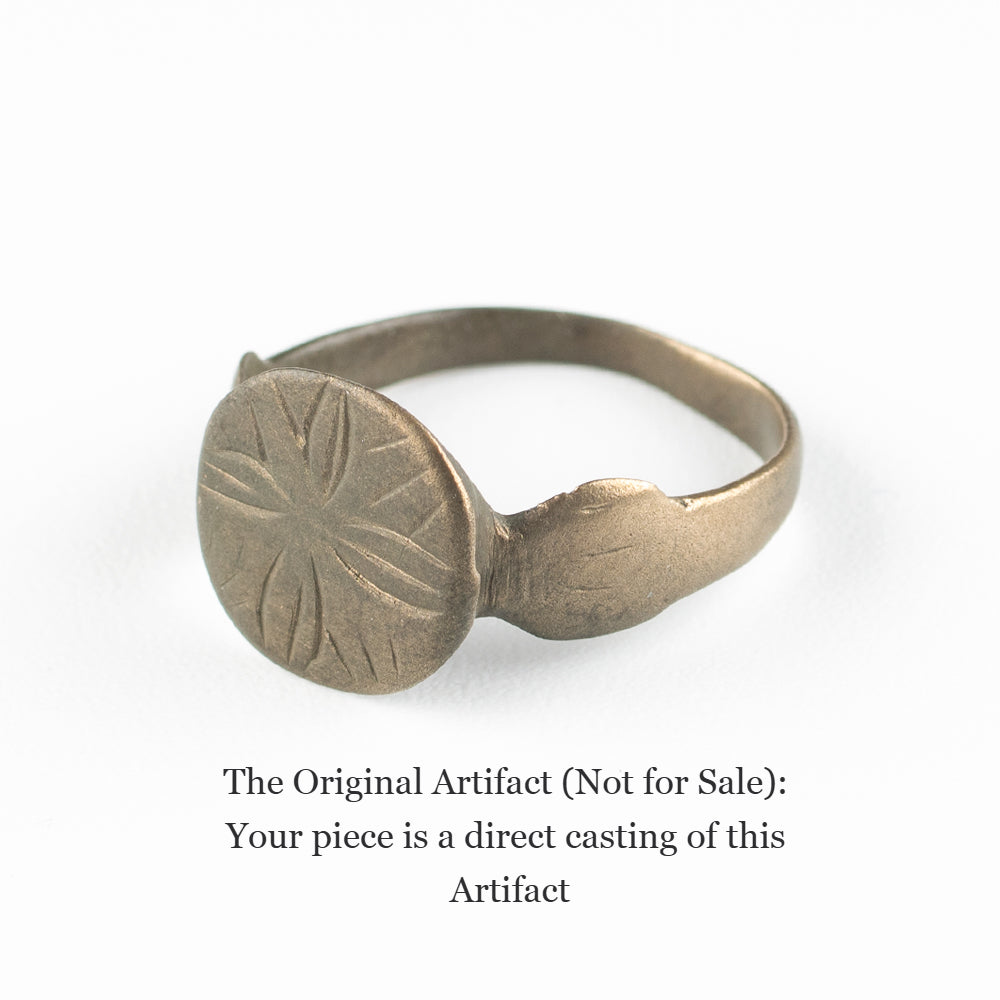 Norfolk Medieval Flower Signet | Museum Quality Reproduction | Hand-Cast Replica