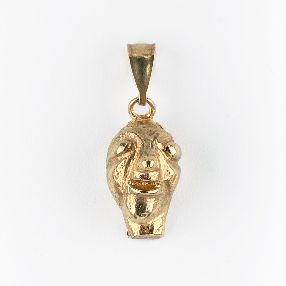 Scottish Medieval Head Pendant | Museum Quality Reproduction | Hand-Cast Replica