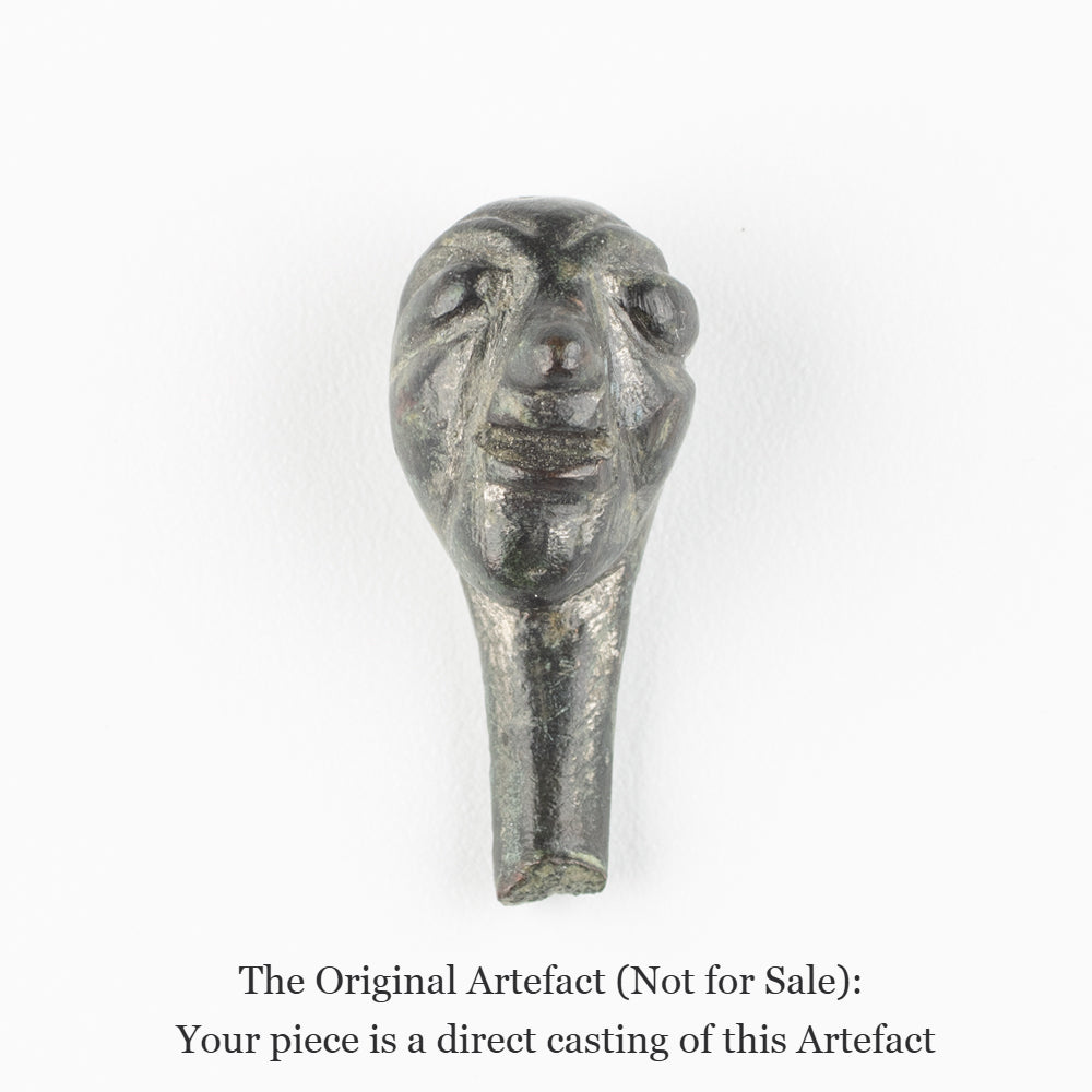 Scottish Medieval Head Pendant | Museum Quality Reproduction | Hand-Cast Replica