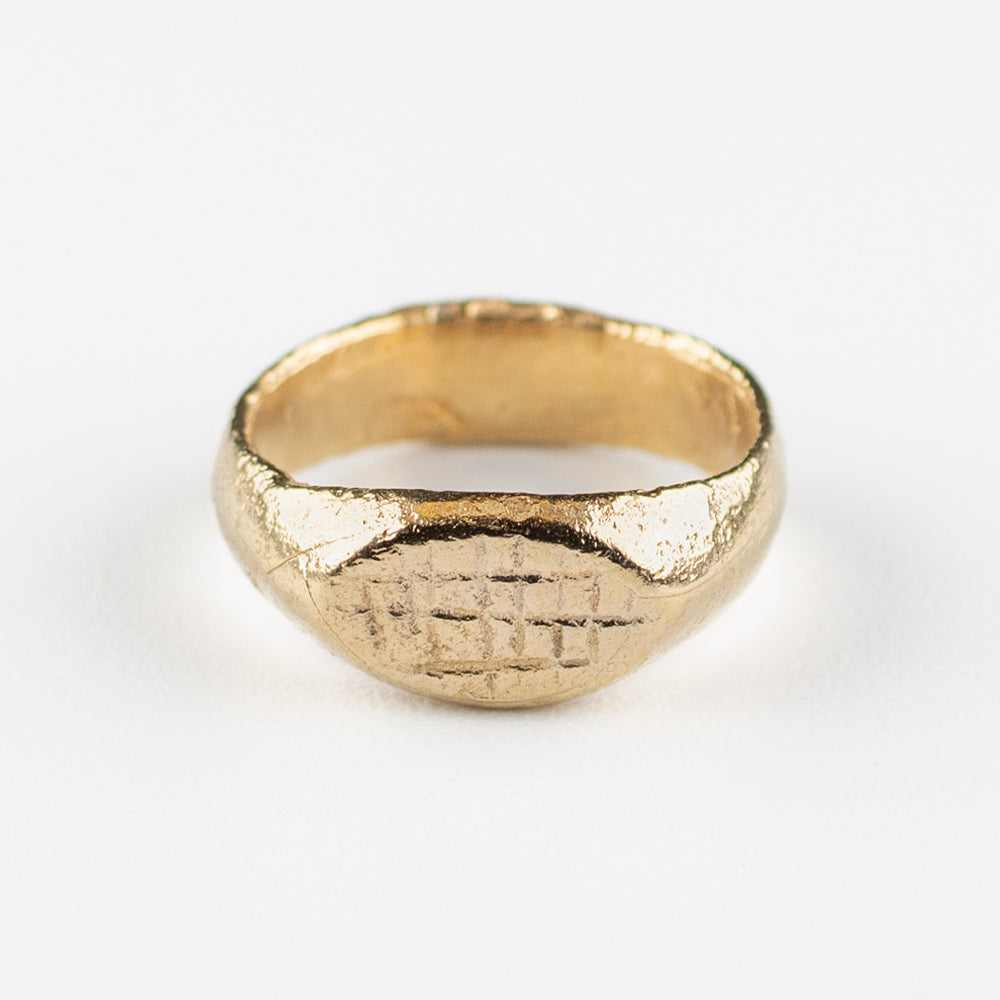 Oxfordshire Roman Scored Signet Ring | Museum Quality Reproduction | Hand-Cast Replica